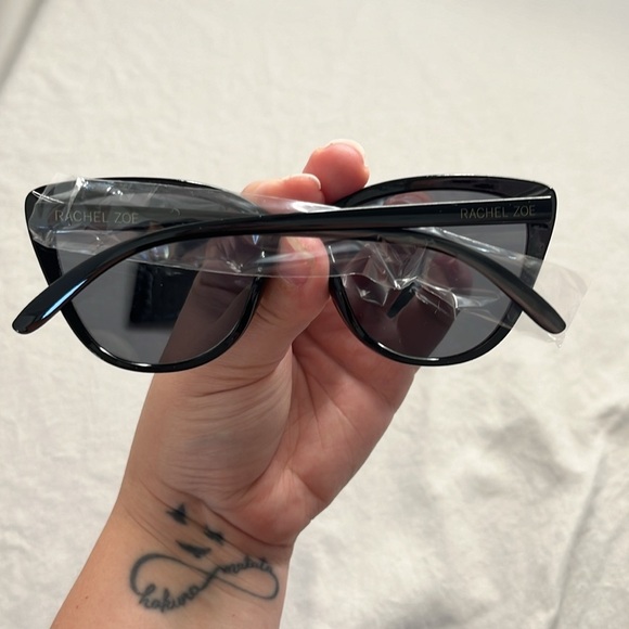 Rachel Zoe Nina Sunglasses in Black main image 4